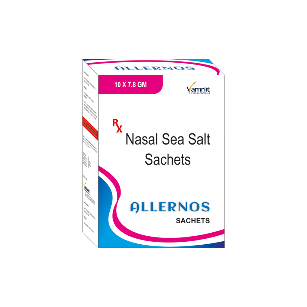 Allernos Nasal Sea Salt by Vamriit Pharmaceuticals | PCD Pharma Franchise & Third Party Manufacturing