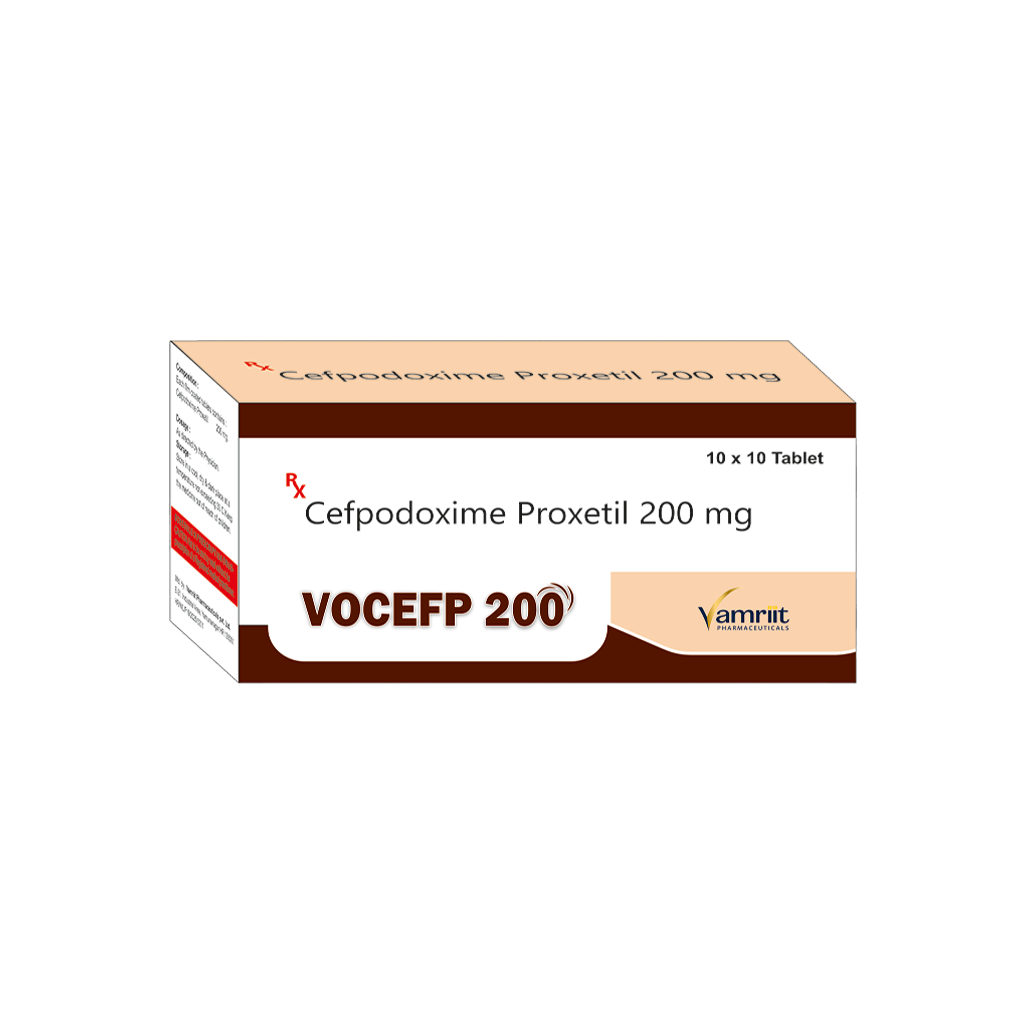 Vocefp 200 Cefpodoxime Proxetil 200 mg by Vamriit Pharmaceuticals | PCD Pharma Franchise & Third Party Manufacturing