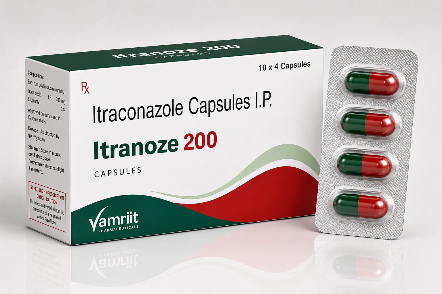 ITRANOZE 200 Itraconazole 200 Mg by Vamriit Pharmaceuticals | PCD Pharma Franchise & Third Party Manufacturing