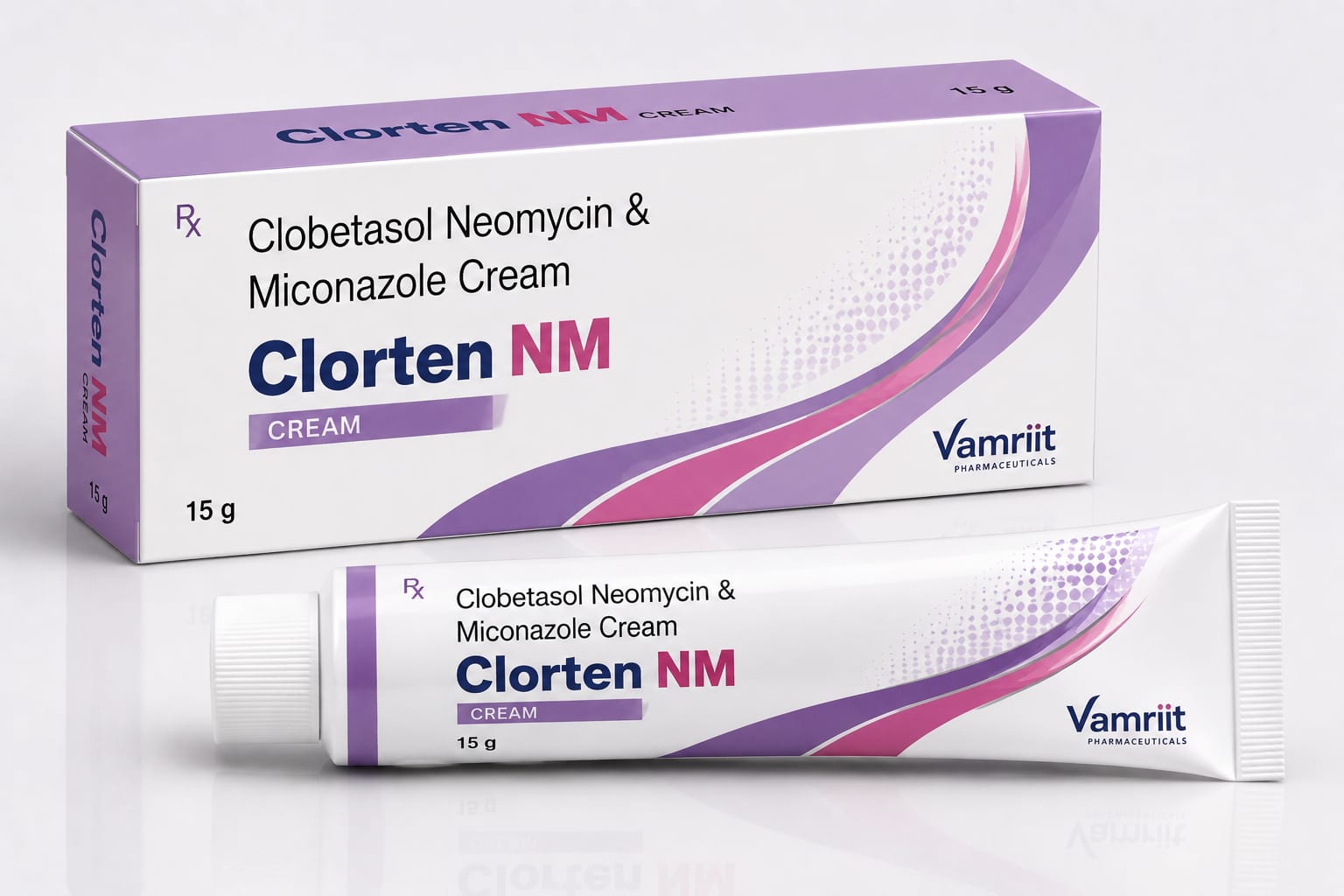 CLORTEN NM Beclomethasone Dipropionate + Clotrimazole + Neomycin Cream by Vamriit Pharmaceuticals | PCD Pharma Franchise & Third Party Manufacturing