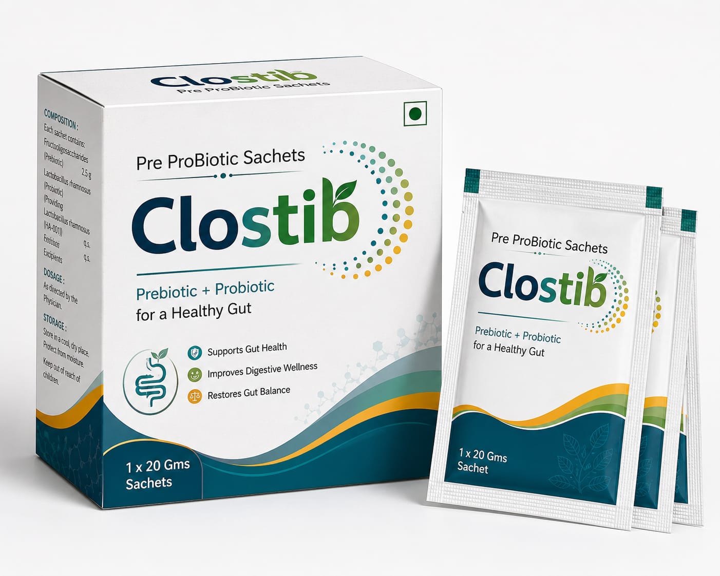 CLOSTIB Sachet Pre Pro Biotic Sachets by Vamriit Pharmaceuticals | PCD Pharma Franchise & Third Party Manufacturing